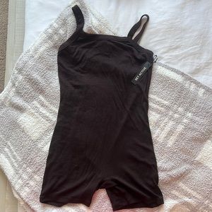 Set Active Ribbed Scoop Romper